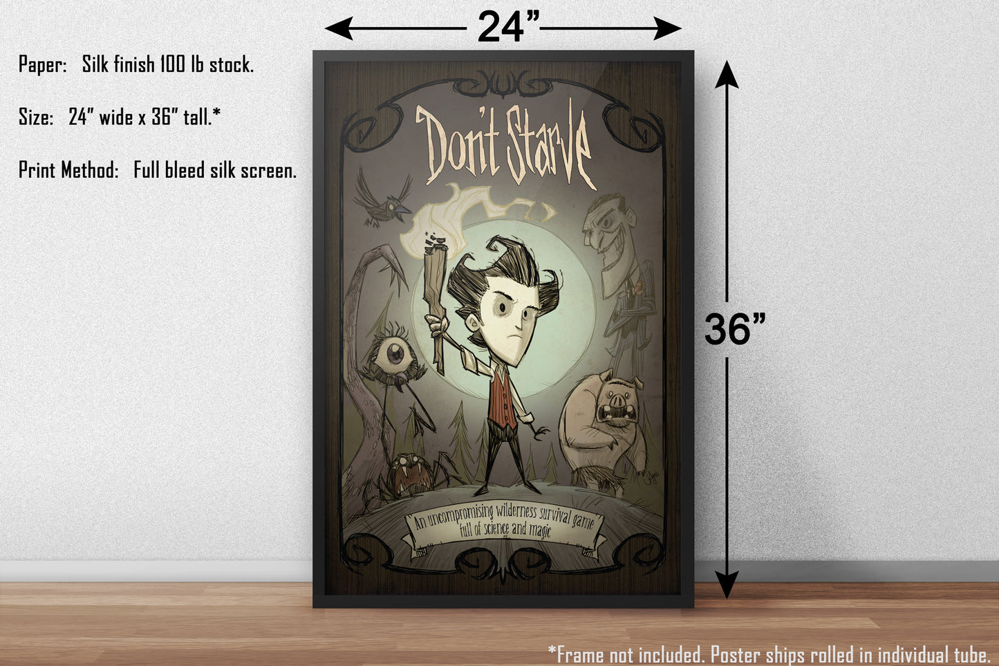 Poster - Don't Starve Wilson Cover