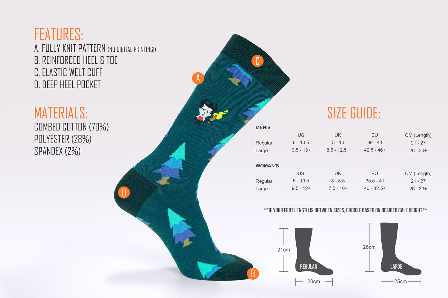 Wilson Socks Sizing