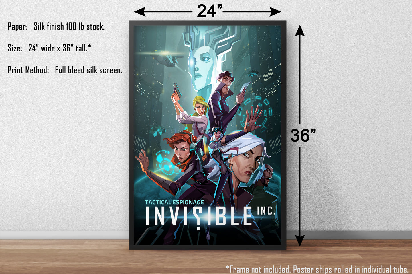 Poster - Invisible Inc Cover Art