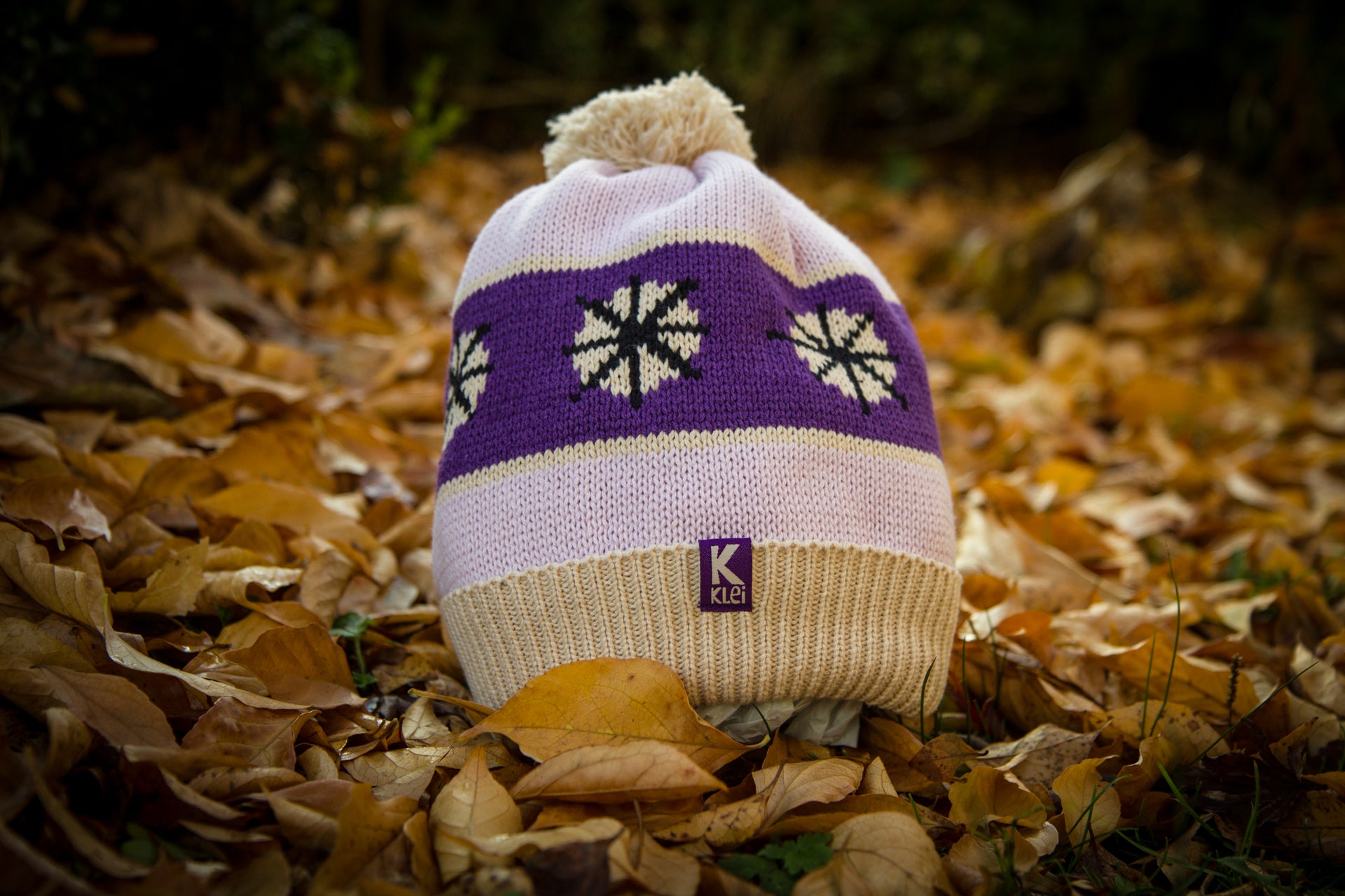 Pink Winter Hat with Klei Logo