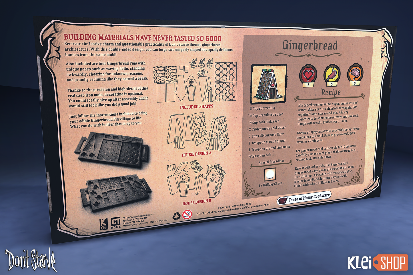 Don't Starve: Pig House Gingerbread Mold (LIMITED EDITION)