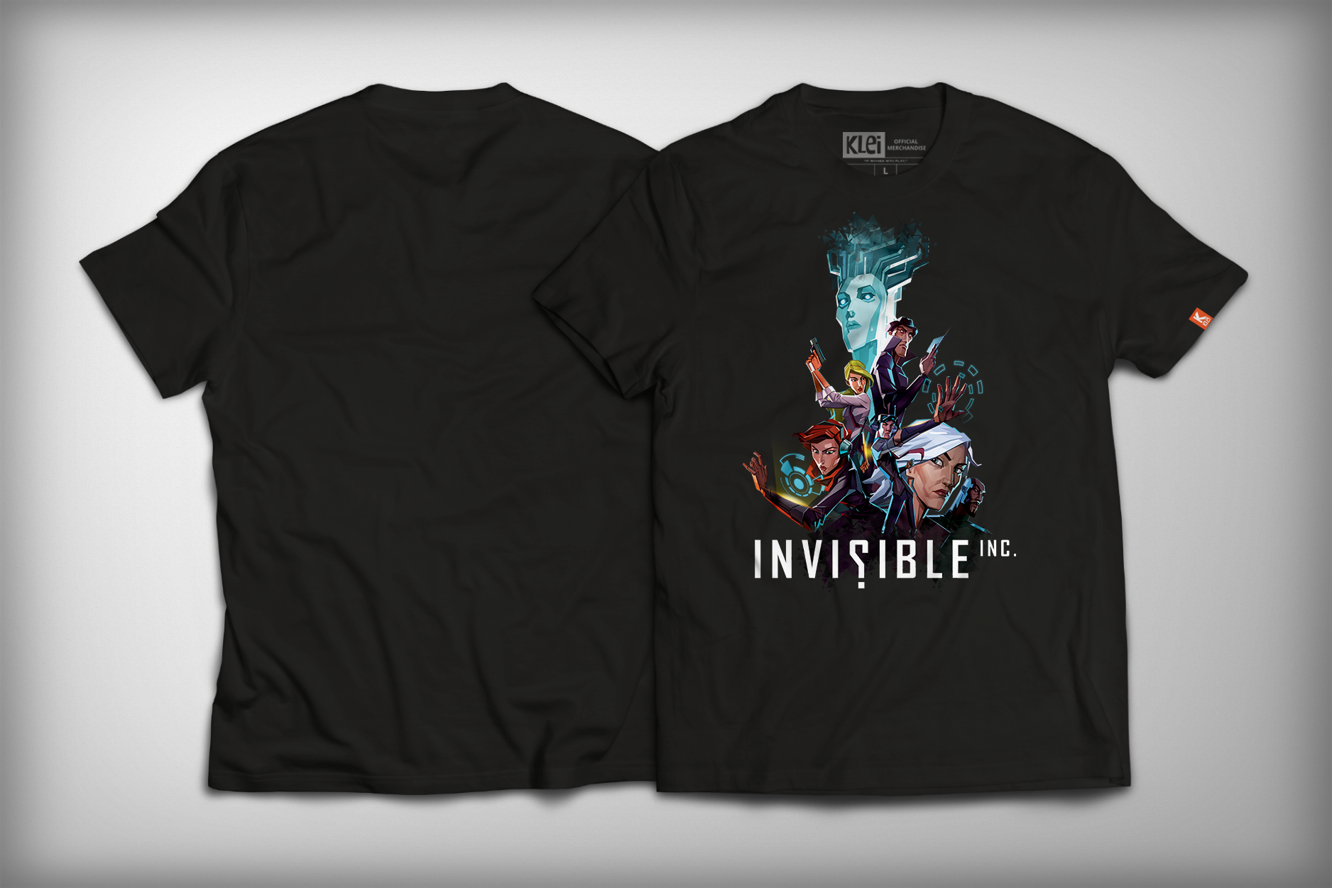 Invisible Inc. Shirt Front and Back