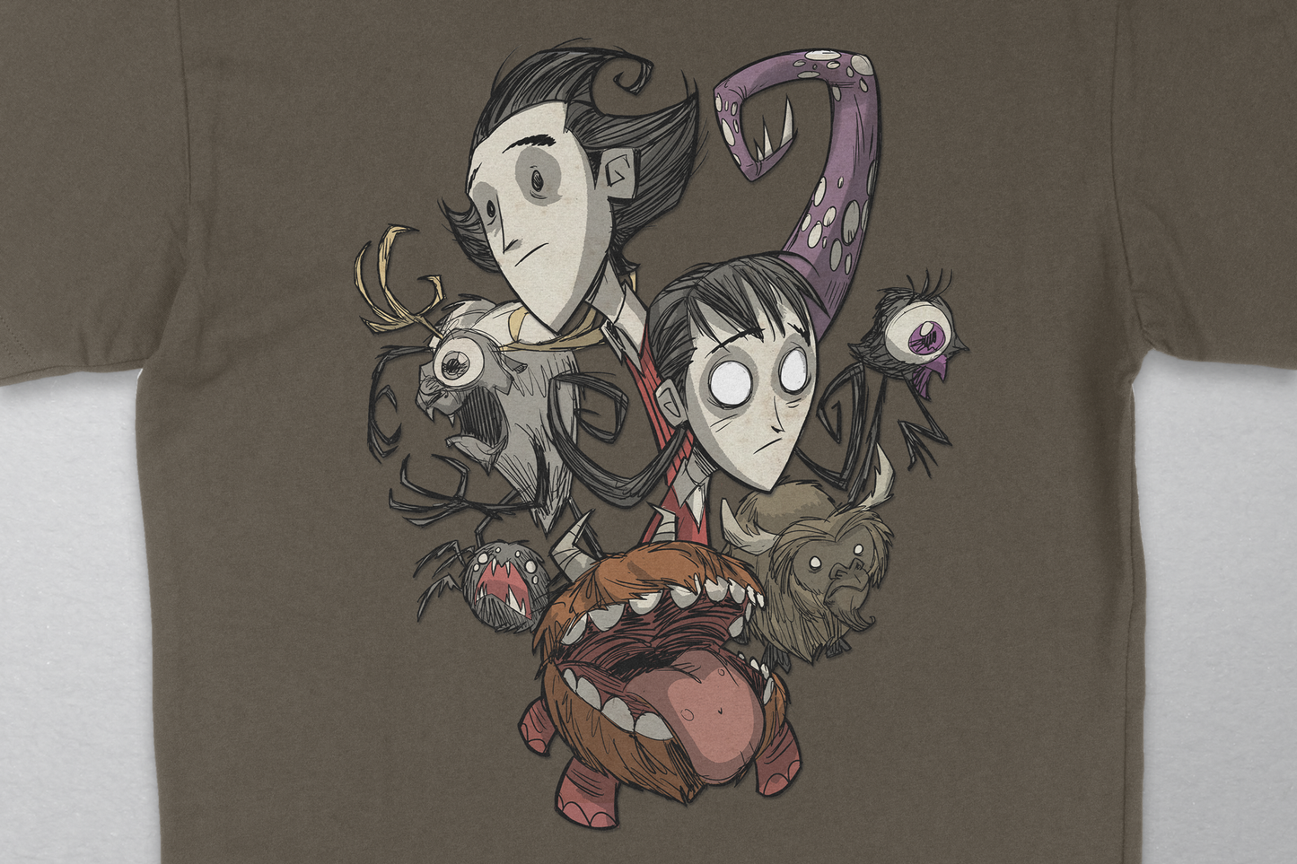 Don't Starve: Wilson, Willow & "Friends" Shirt