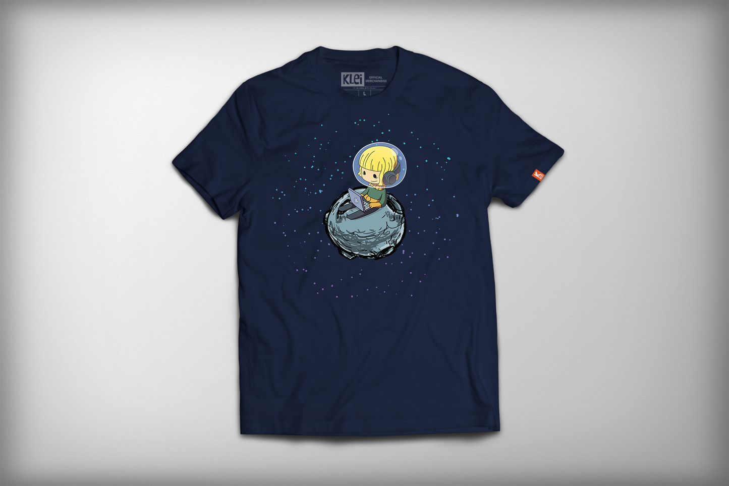Oxygen Not Included Shirt Ellie in Space Navy 
