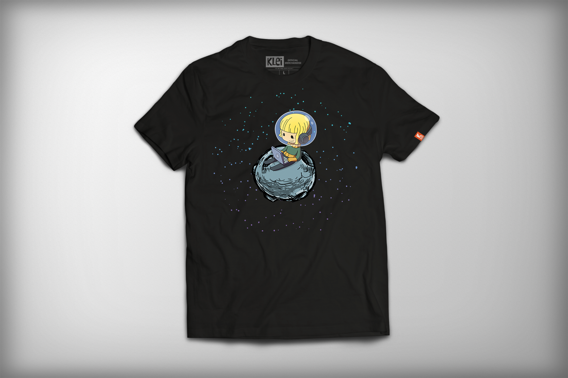 Oxygen Not Included Shirt Ellie in Space Black
