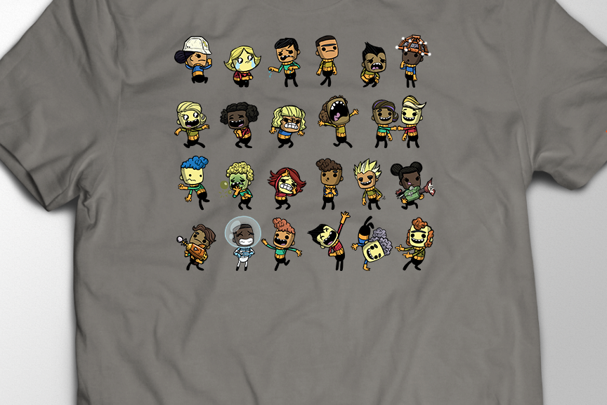 Oxygen Not Included Dupe Grid Shirt