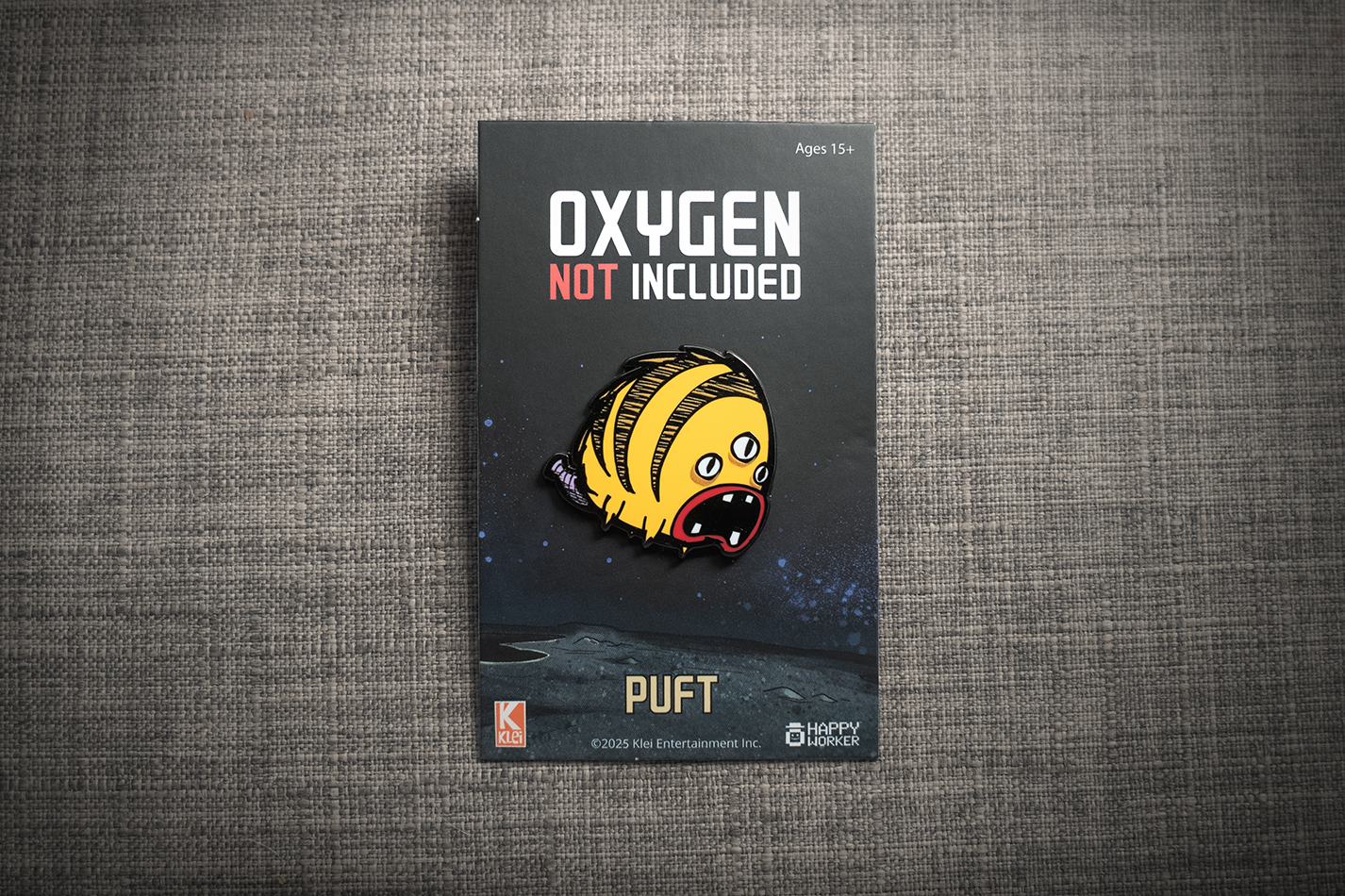 Oxygen Not Included: Metal Critter Pins