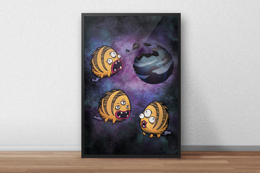 Poster - Oxygen Not Included 3 Puft Moon