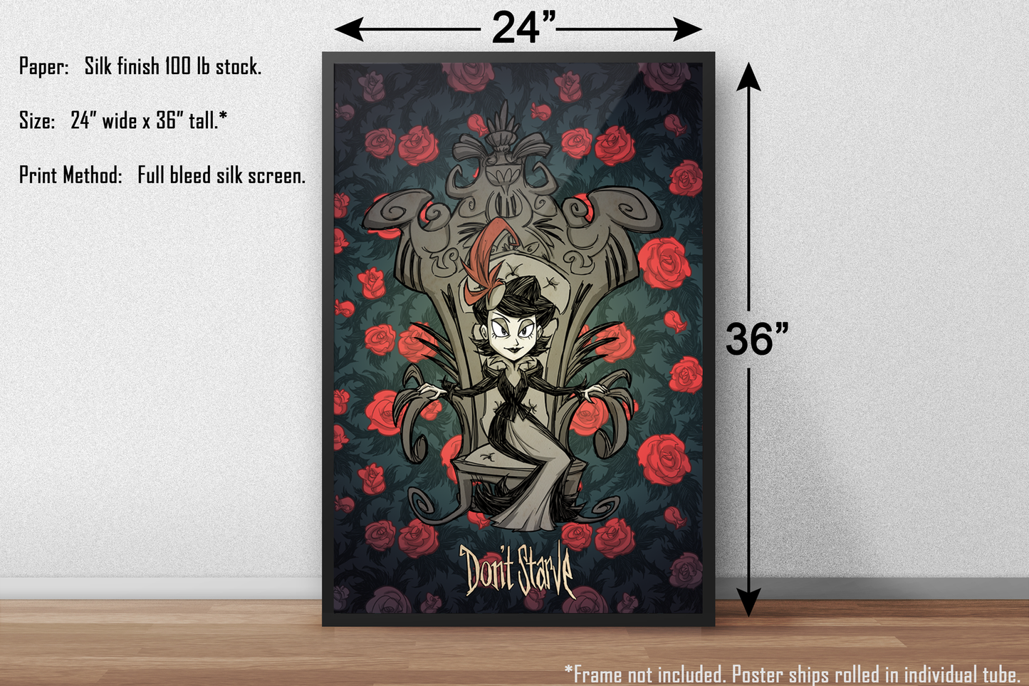 Poster of Charlie on Throne Size