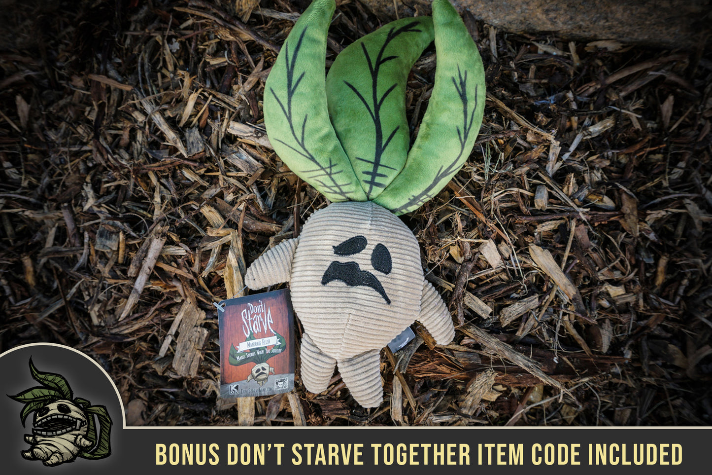 Mandrake Plush with Item Code