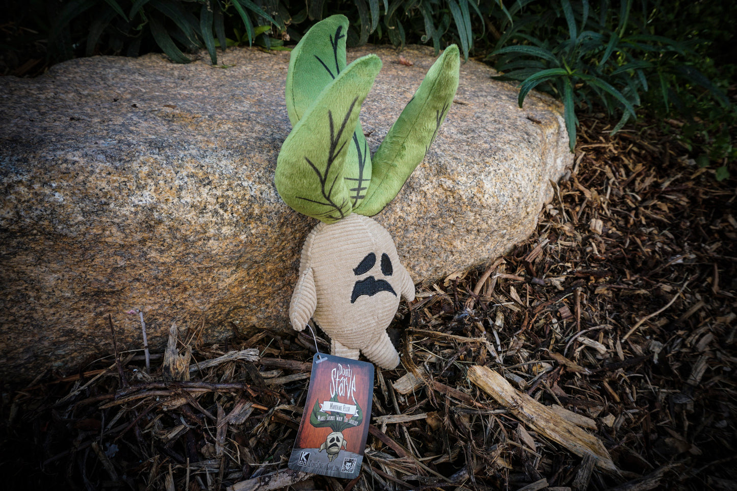 Mandrake plush Side View