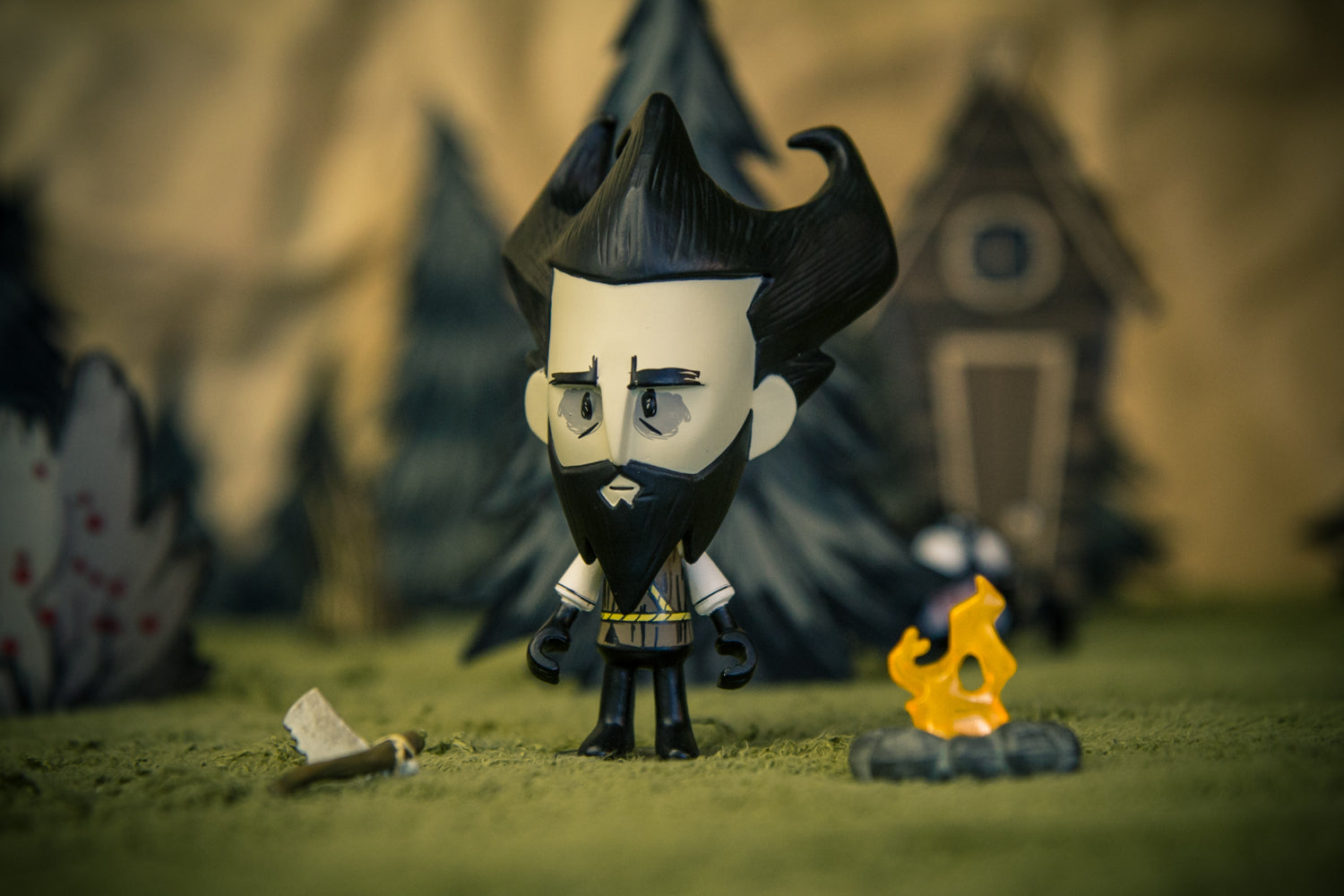 Don't Starve: Wilson Figure with Fire